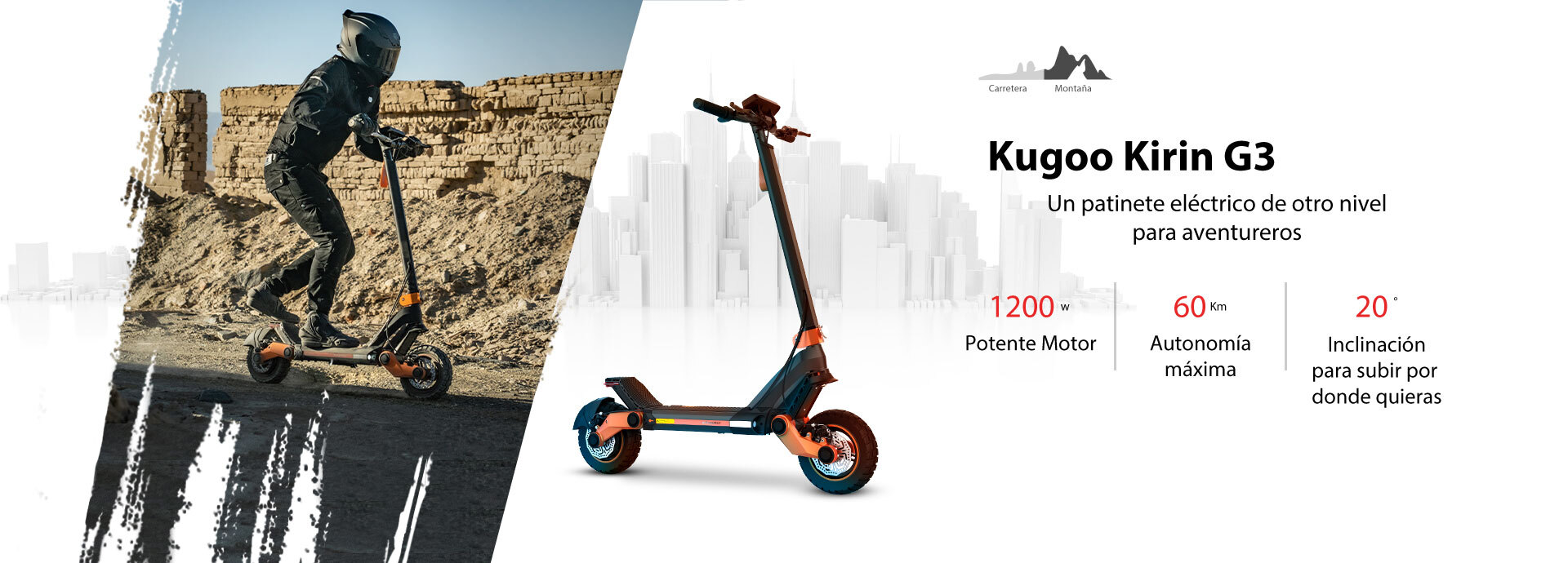 Patinete Electrico Kugoo Kirin G3 al mejor precio en Kugoo Spain