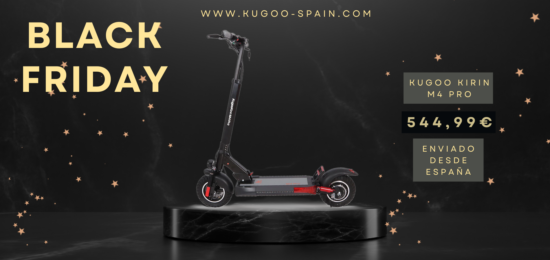 Llévate el patinete más vendido, el Kugoo Kirin M4 Pro, al precio más barato del año en Kugoo Spain